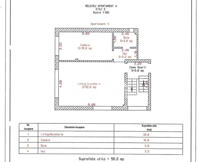 Apartament la cheie, cu 2 camere + Loc de parcare | Selimbar