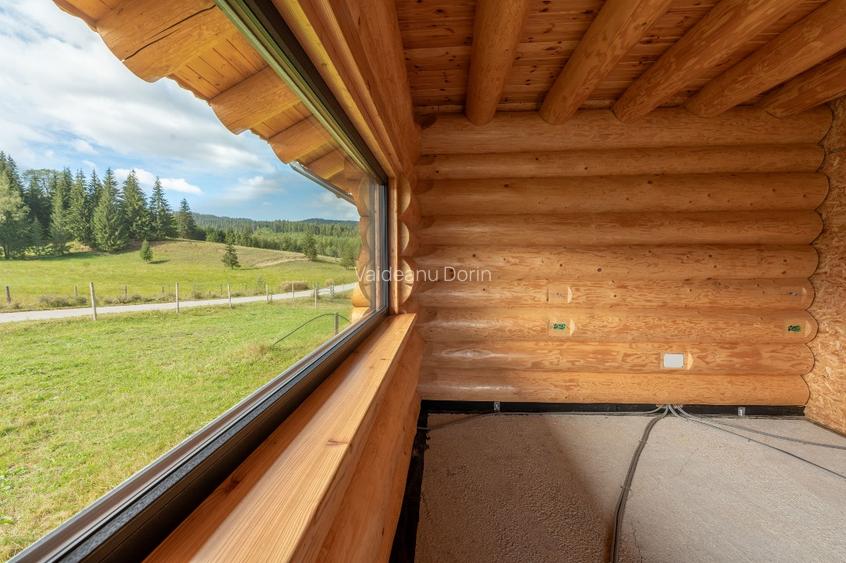 Casă din bușteni masivi | 129 mp | teren 2.520 mp | Vatra Dornei - 15