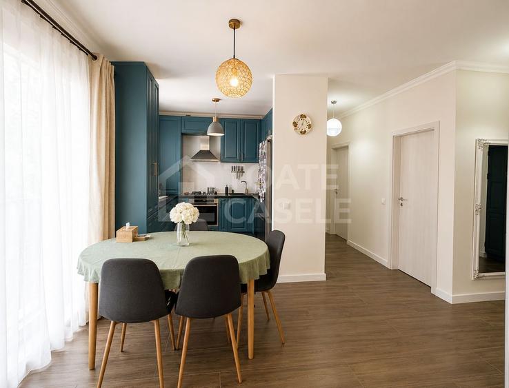 Apartament 3 camere, mobilat, utilat, parcare, Beta Residence - Chinteni
