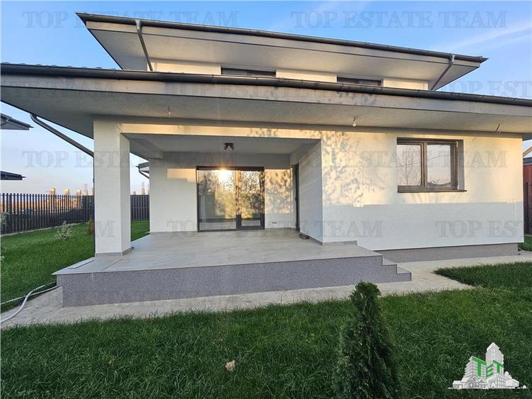 Vila lux 4 camere (dormitor parter) in Domnesti(Teghes)
