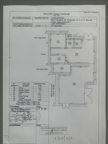 Vand spatiu comercial nou, finisat
