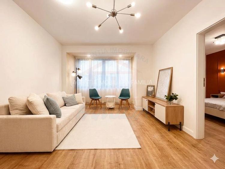 Apartament rafinat, 2 camere, complet renovat – Țiglina 2, etaj 3 - 4