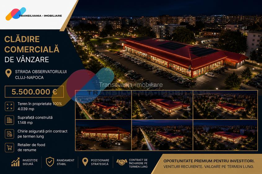 Activ comercial premium 4039mp, Investiție „core”, zona Zorilor - 2