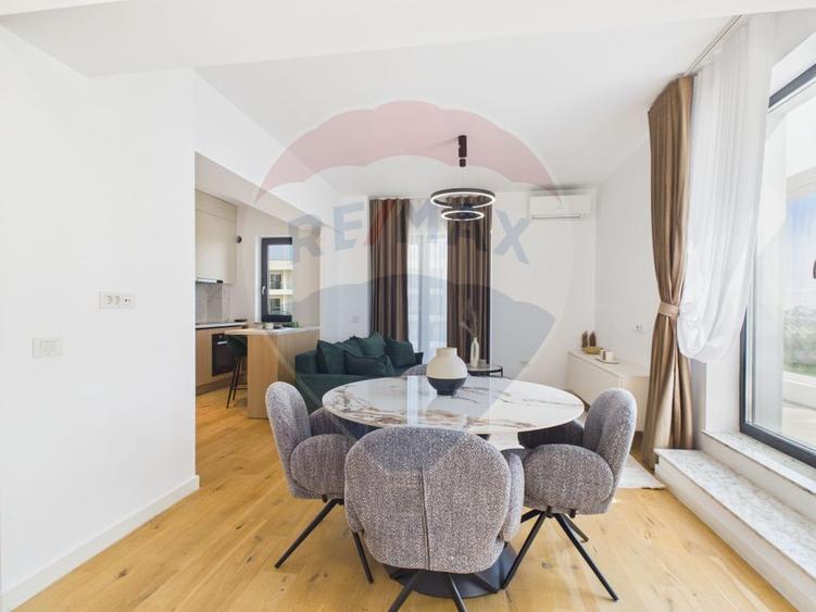 Apartament utilat complet cu terasa 25 mp,  vedere frumoasa, nelocuit