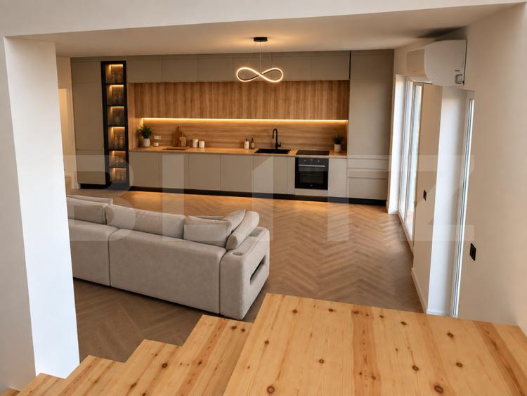 Penthouse cu terasă generoasă și finisaje premium