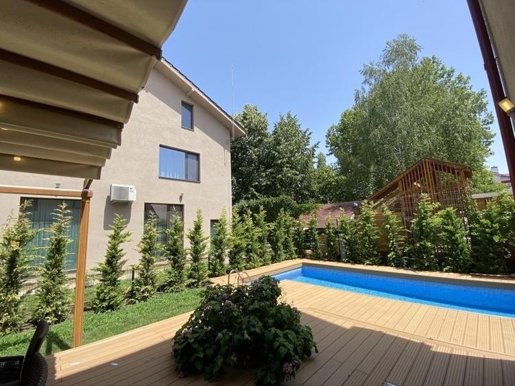 Ocazie!vila individuala in Baneasa Rezidence- Iancu Nicolae-1000mp teren-piscina