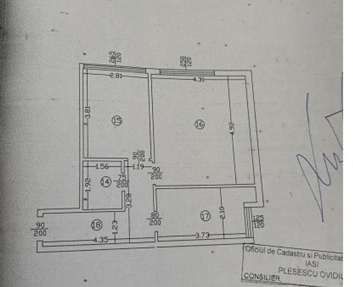 Apartament cu 2 camere-Bloc Nou-Tatarasi