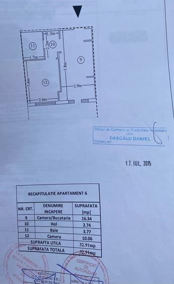 Apartament 2 camere, zona Podu Ros