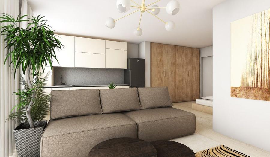 Garsoniera tip Studio finisata la cheie, bloc cu lift, Calea Surii Mici