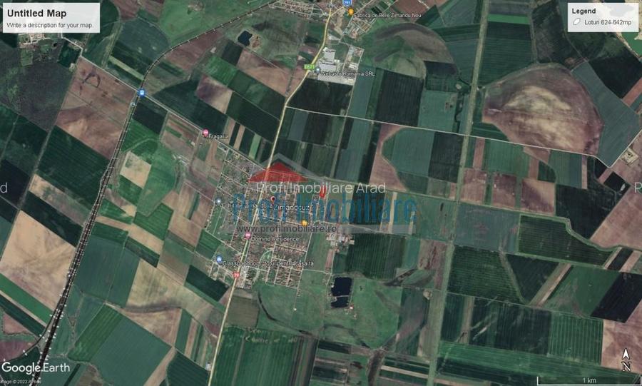 Vindem locuri de casa 540 sau 640mp in Zimand Cuz 7 km de Arad - 13