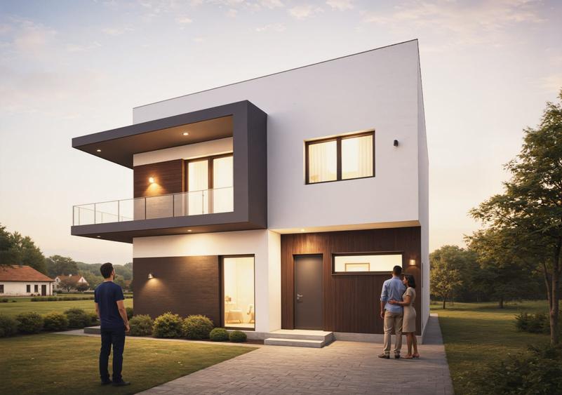 Casa individuala cu 4 camere, teren 400mp, Izvor