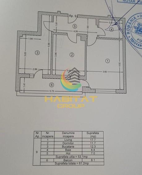 2 Camere decomandat Deco Residence lp inclus
