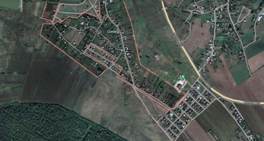 Cornesti - Miroslava teren 3500mp la asfalt cu toate utilitatile