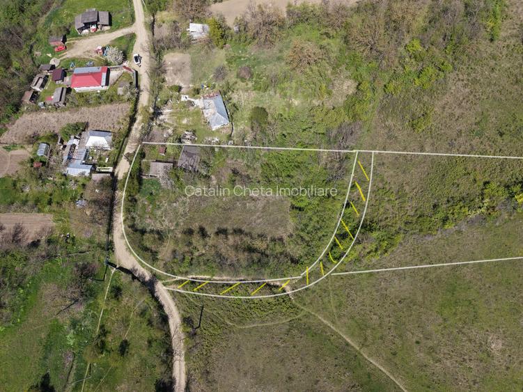 Teren de vanzare + casa in Gorghesti, Bacau – 7.391 mp, zona linistita de deal - 6