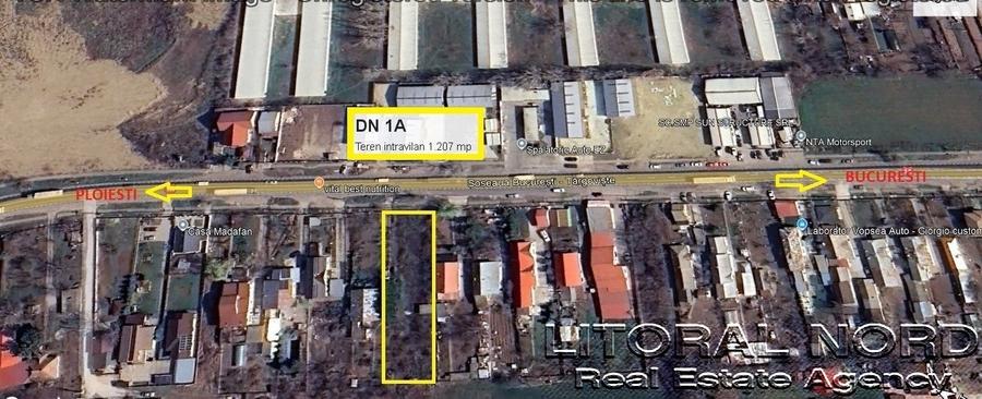 Comision 0% - Com. Crevedia, Sat. Manastirea, teren 1.207mp, deschidere la DN1A