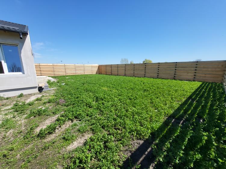 Direct dezvoltator.Casă individuală parter gata pentru mutare.# camere.Teren 500