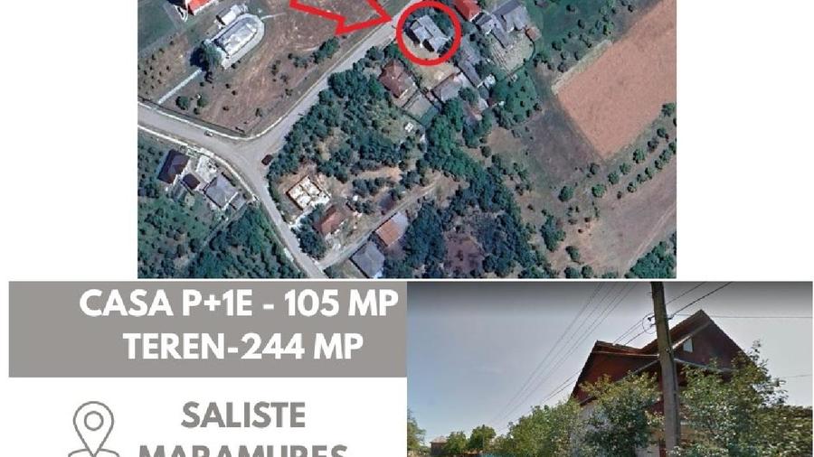 Casa P+1E - 105 mp + Teren-244 mp-Saliste