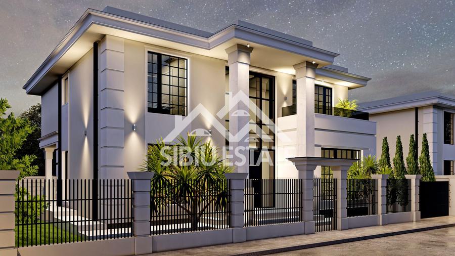 Vila de lux Selimbar proiect Beverly Hills by Casian's Residence
