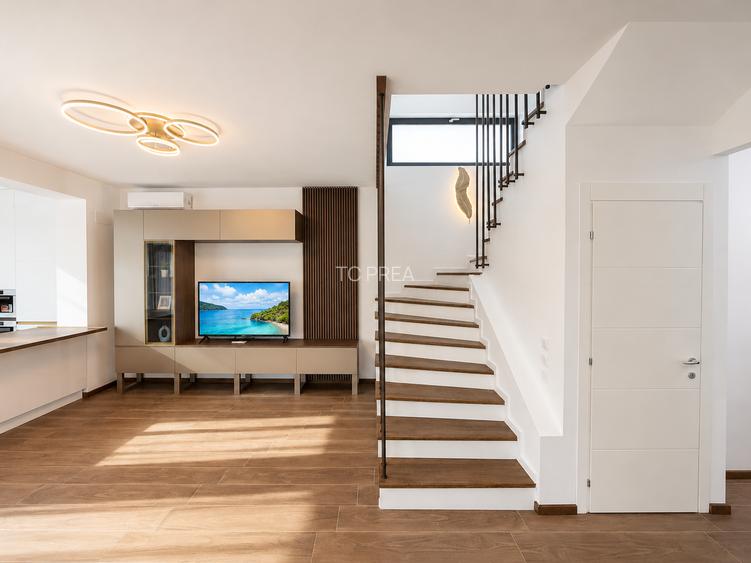 Casa 5 camere, 4 dormitoare, 3 bai, NOU, Terasa Rooftop, Școală Americana 3 min. - 8