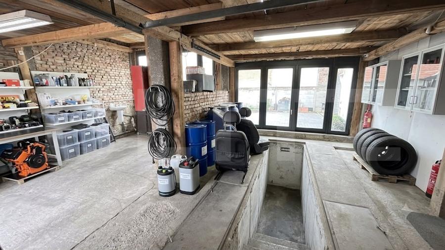 Hală cu service auto funcțional – 300 mp, 700 mp teren, zona 14 Mai