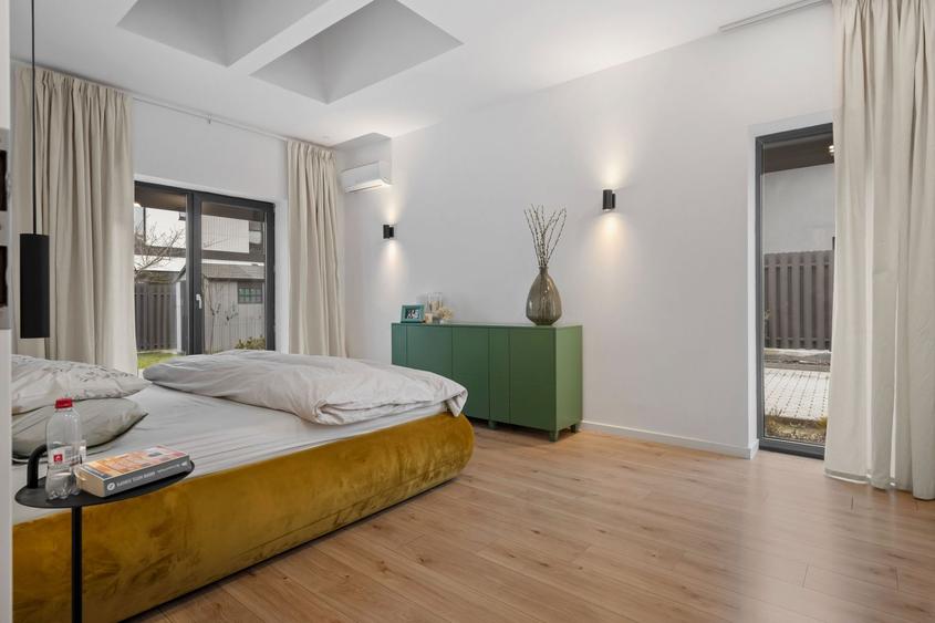 Vila pe parter cu 5 camere | 655 mp teren | dotata cu panouri solare