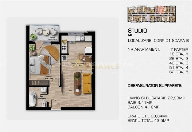 3 camere, 2 bai - Complex rezidential modern - confort, calitate si acces rapid - 7