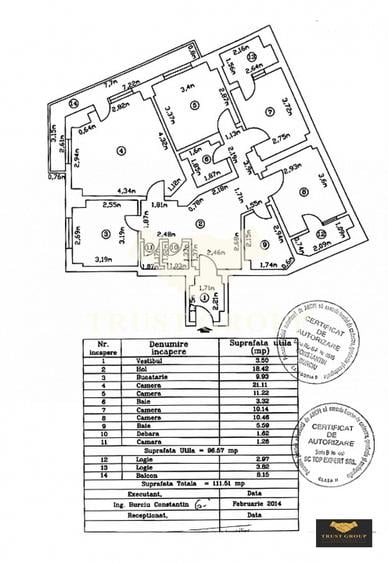 Apartament 4 camere Universitate - Imobil 1980