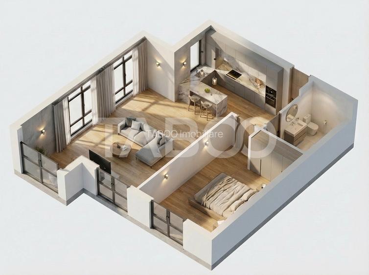 Apartament de vanzare 2 camere decomandate si luminoase Doamna Stanca - 4