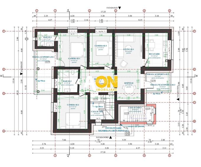Apartament tip duplex, D+E, 5 camere, la cheie, 450 mp teren, Barabant - 3