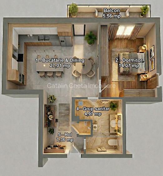 De vanzare apartament dublu, confort dublu. Bdul. Unirii - Bacau - 13