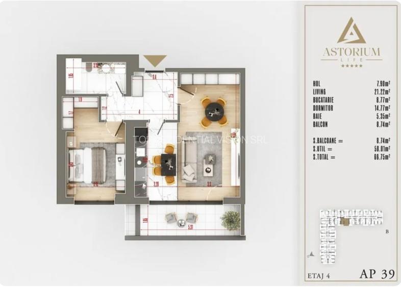 AP. 2CAM. PROIECTUL ASTORIUM LIFE / MUTARE IMEDIATA.COMISION 0%!