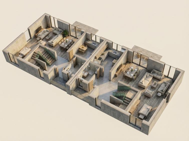 DUPLEX 4 CAMERE, 118mp | Zona TAUTI | Floresti |