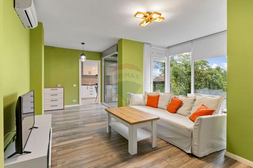 Apartament cu 3 camere + terasa de închiriat la Bourgeois Residence