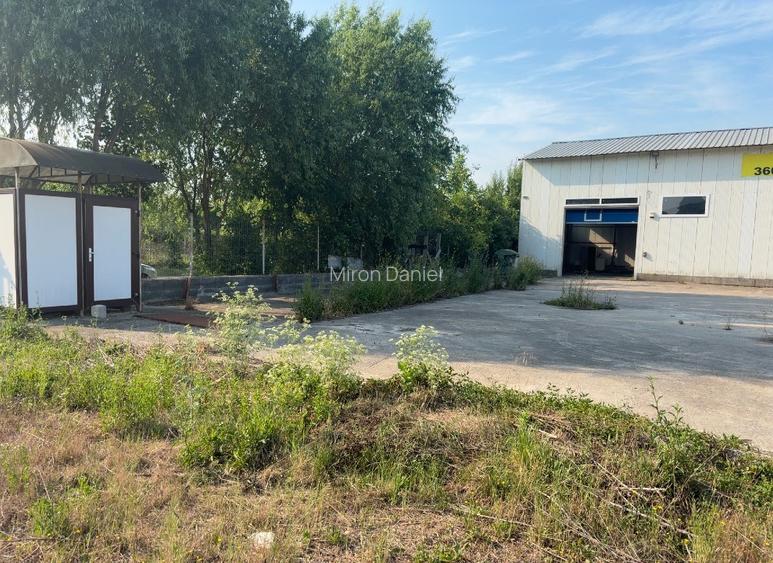 HALĂ INDUSTRIALĂ + TEREN DE VÂNZARE – 360 mp hală + 2.500 mp teren | Acces E60 - 2