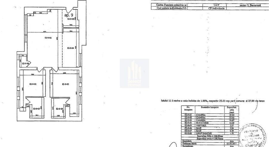 3 Camere | Vanzare | 108mp | Imobil 2025 *Eminescu* *Tur Virtual*