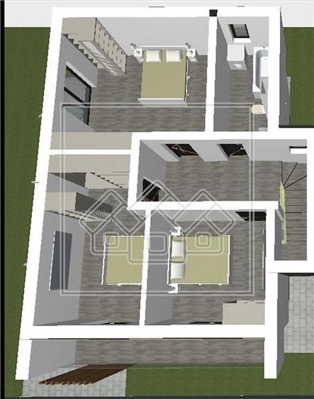 Casa tip duplex in Selimbar, 4 camere, 200 mp teren
