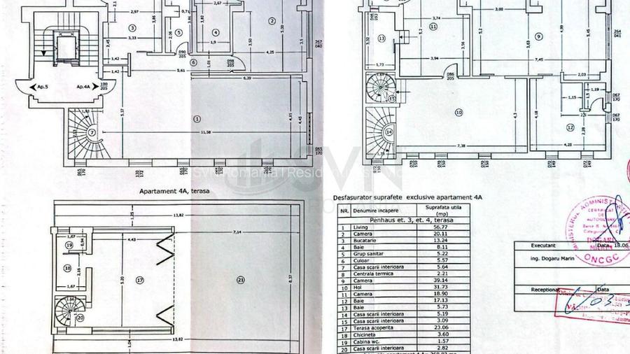 REA0048498 Triplex - 6 camere I Spatiu de birouri I Terasa 75 mp I View Superb I - 8