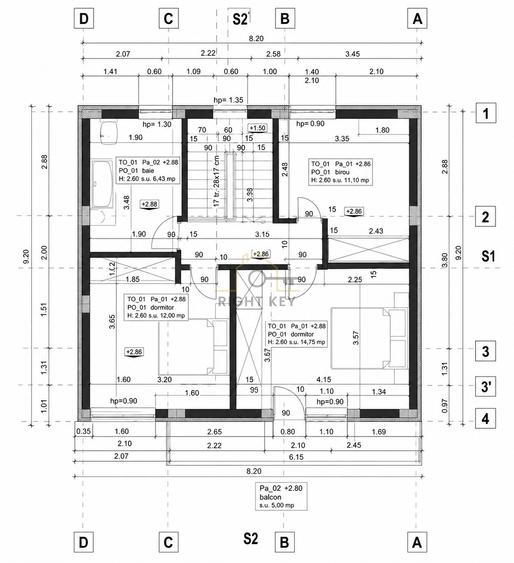 Casa P+1, 4 cam, 350mp teren, toate utilitatile, la rosu! Comision 0%