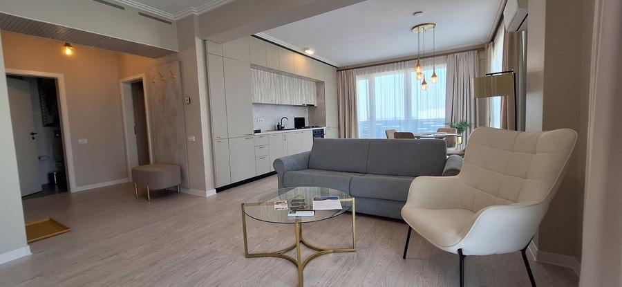 Apartament mobilat si utilat cu 2 locuri de parcare