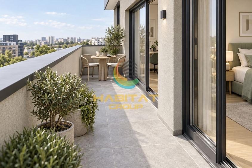 Apartament 4 camere cu terasa - metrou Nicolae Teclu