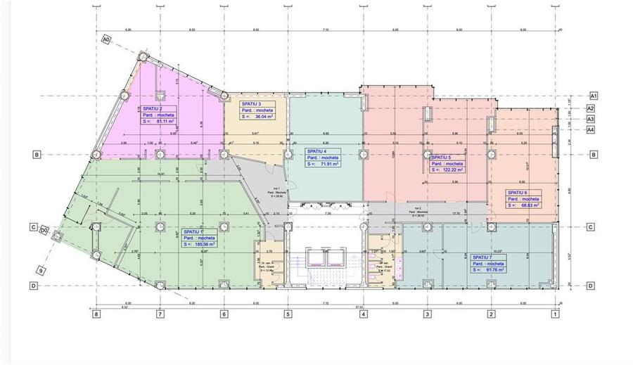 Spatii birouri Tatarasi - Tudor, de la 70mp la 300mp, Tudor Center