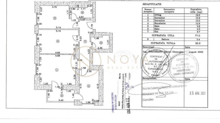 Vanzare apartament Cortina North 3 camere parcare - 15