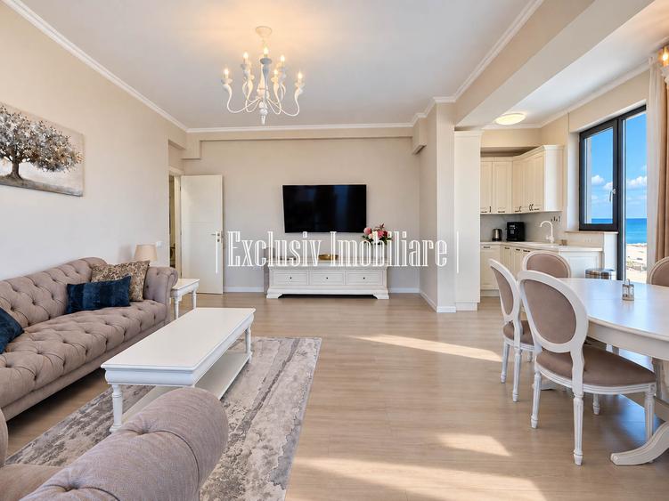 Vedere Frontala si Totala la Mare - Apartament Fix pe Malul Marii cu 2 Terase