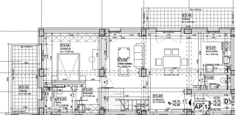 DUPLEX 4 camere - GROZAVESTI-CRANGASI - Loc parcare INCLUS - 8