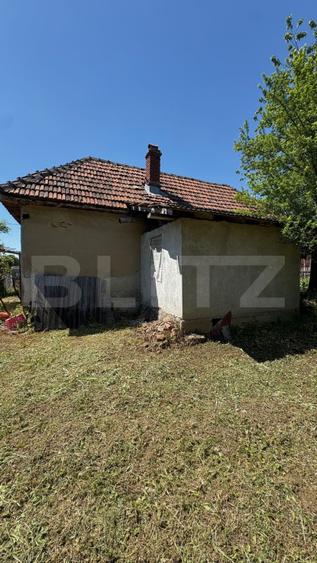 Casa cu teren 1100 mp și hala în curte, sat Cârbești