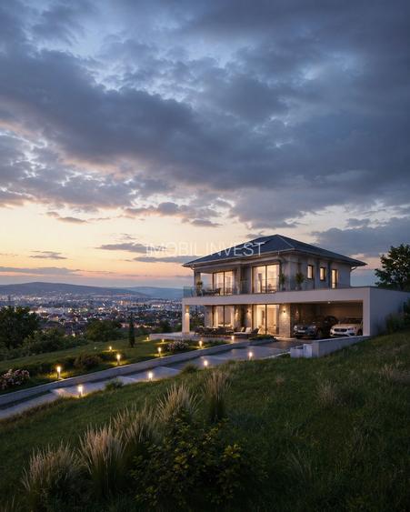 Teren intravilan cu panoramă superbă, 500 mp, proiect autorizat