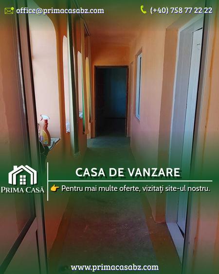 Oportunitate de investitie! Casa in Dealu Viei – Merei/BZ ~ teren 700mp ~ d=40m