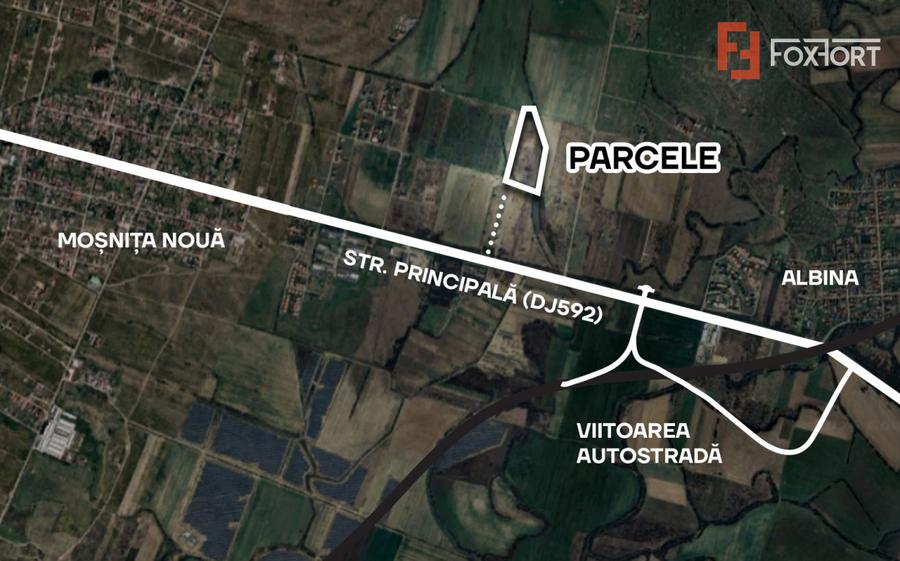 Parcele de vanzare pentru blocuri, cu toate utilitatile - Mosnita Noua