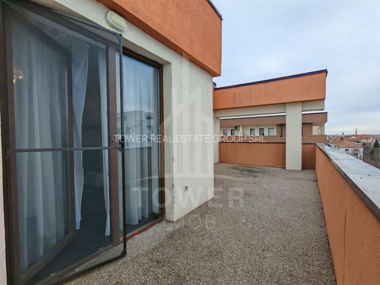 Penthouse 100 mp, terasă generoasă- vedere panoramică, compartimentare excelenta - 15