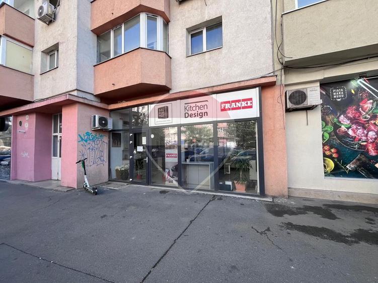 Spatiu comercial de inchiriat | 100mp stradal | Obor - Viitorului